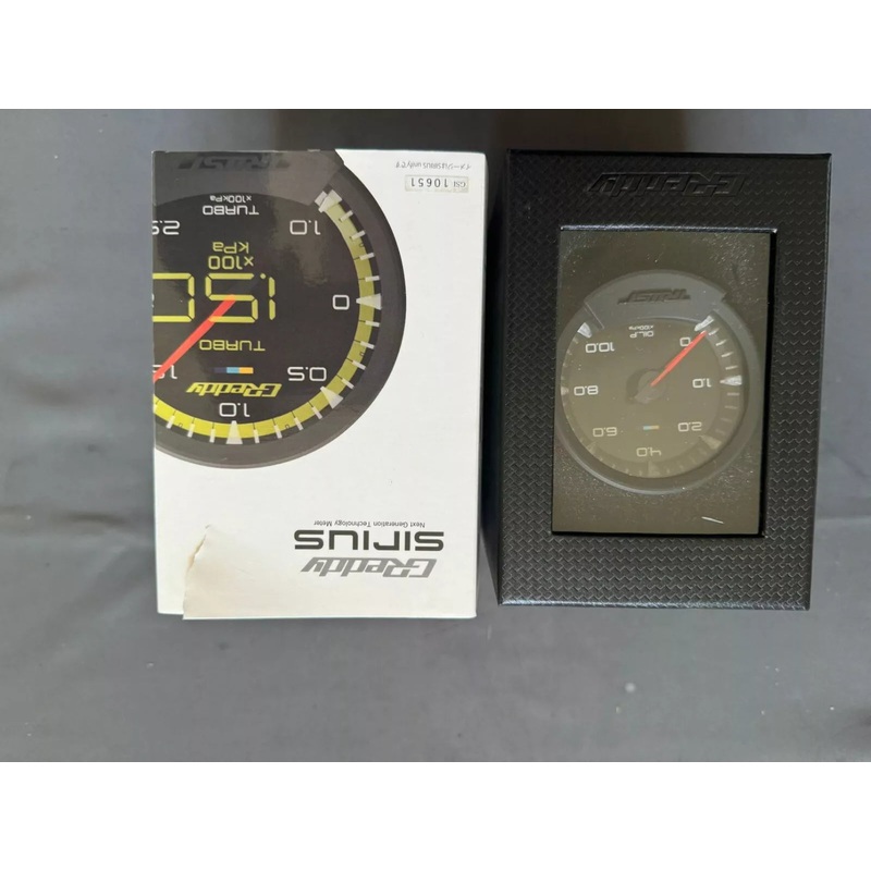 SALE- TRUST GREDDY SIRIUS GAUGE METER OIL PRESSURE + BOOST GAUGE + CONTROL UNIT