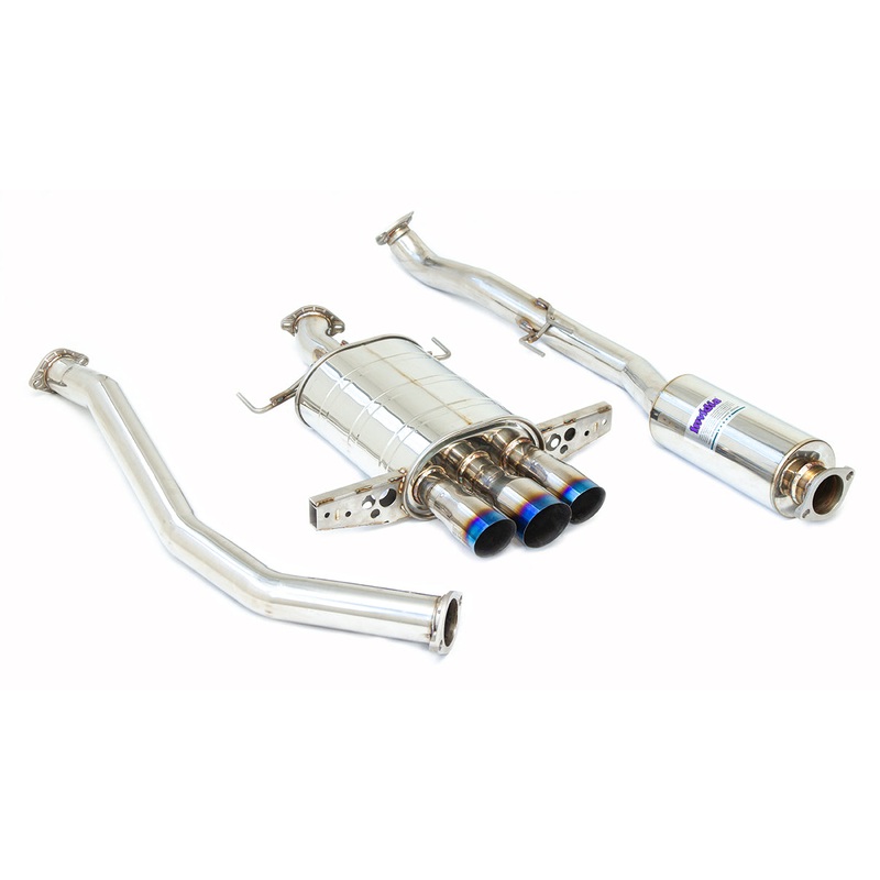 INVIDIA Q300 70MM CAT BACK EXHAUST W/TI TIPS FOR HONDA CIVIC RS FK7 16-20 (1.5T CENTRE EXIT)