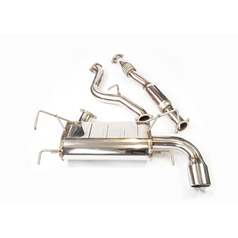 INVIDIA Q300 CAT BACK EXHAUST W/SS TIP FOR SUBARU WRX GH 08-10 (HATCH)