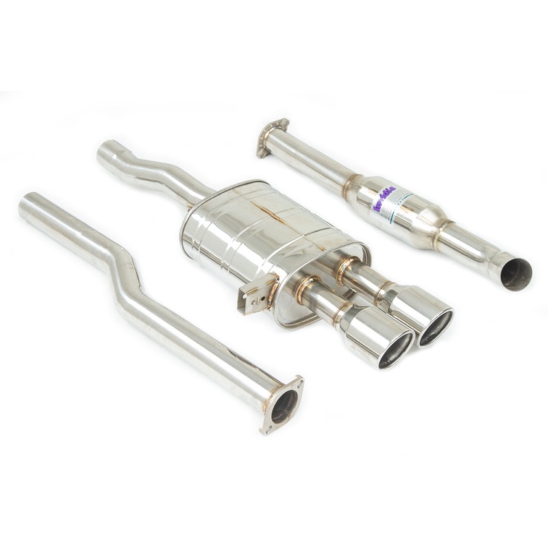 INVIDIA Q300 CAT BACK EXHAUST W/SS TIPS FOR MINI COOPER S F56 14-20