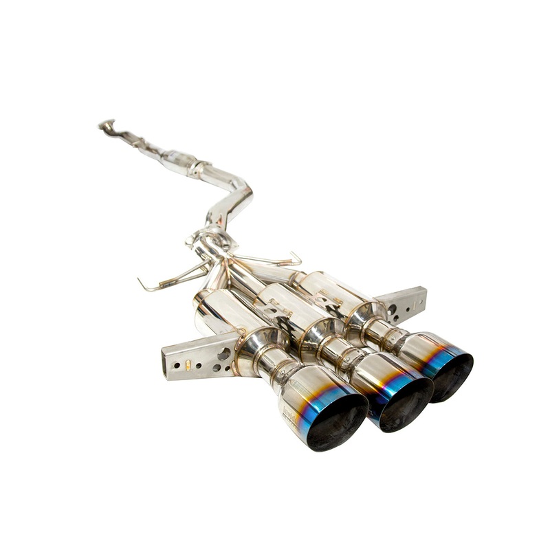 INVIDIA R400 CAT BACK EXHAUST W/TI TIPS FOR HONDA CIVIC TYPE-R FK8 17+