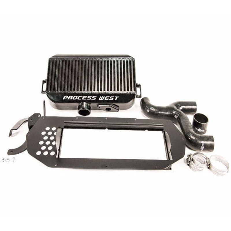 Process West  Intercooler Kit Top Mount Fits WRX/STi 1999-2000 (Black)