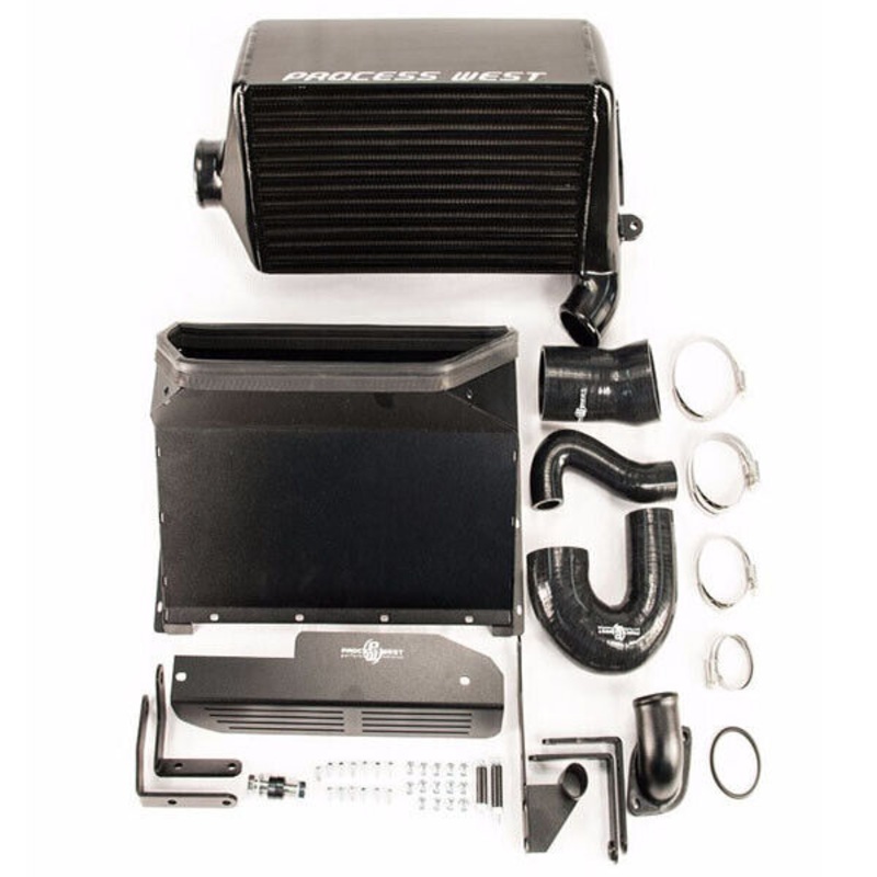 Process West  Intercooler Kit Verticooler Fits Forester 2008-2012 (Black)