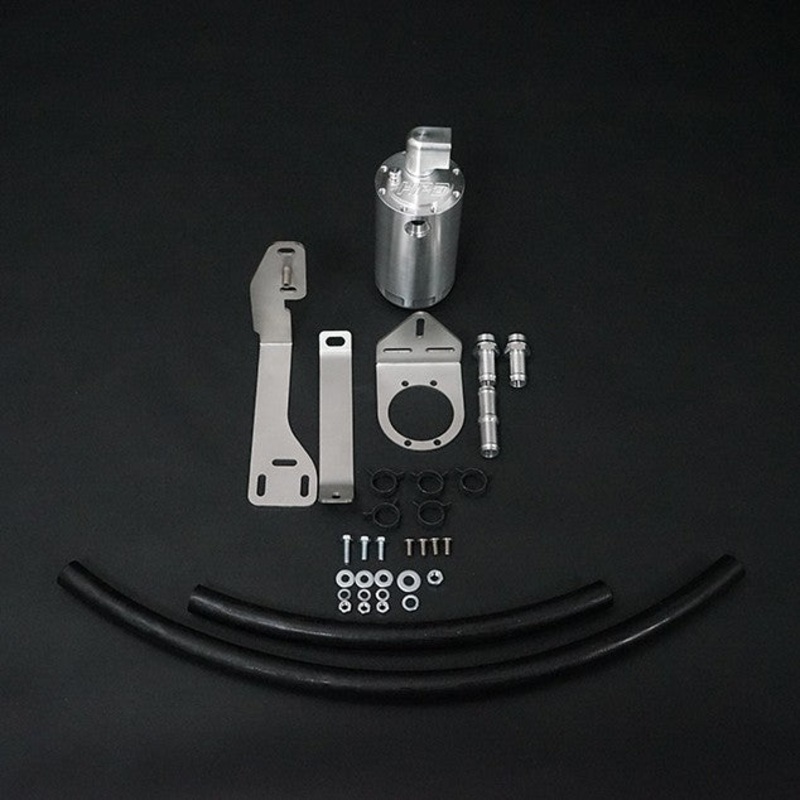 HPD Catch Can FOR Toyota Hilux D4D Type 1: Air box with outlet facing towards the rear of engine