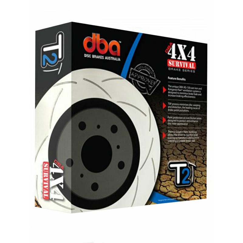 2 x DBA T2 Slotted Rotor FOR NISSAN PATROL MK (DBA622S)