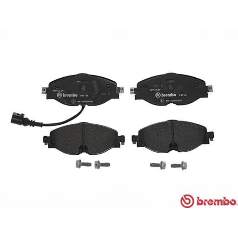 Brembo P85126 Original Replacement LOW-MET Brake Pad Set