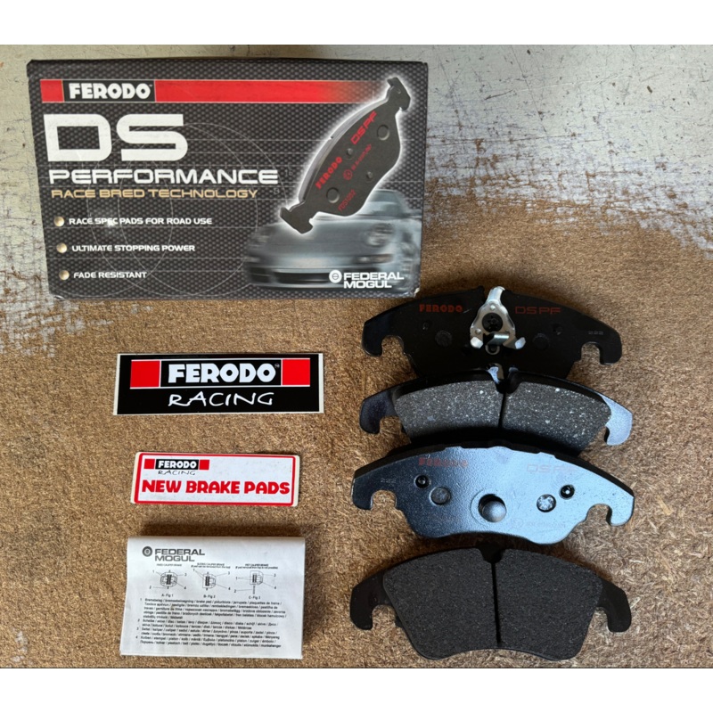 FERODO DS PERFORMANCE  FRONT BRAKE PADS FOR AUDI A4/A5/A6/Q5/S4/S5 (08~17) FORD FOCUS RS (10~12)
