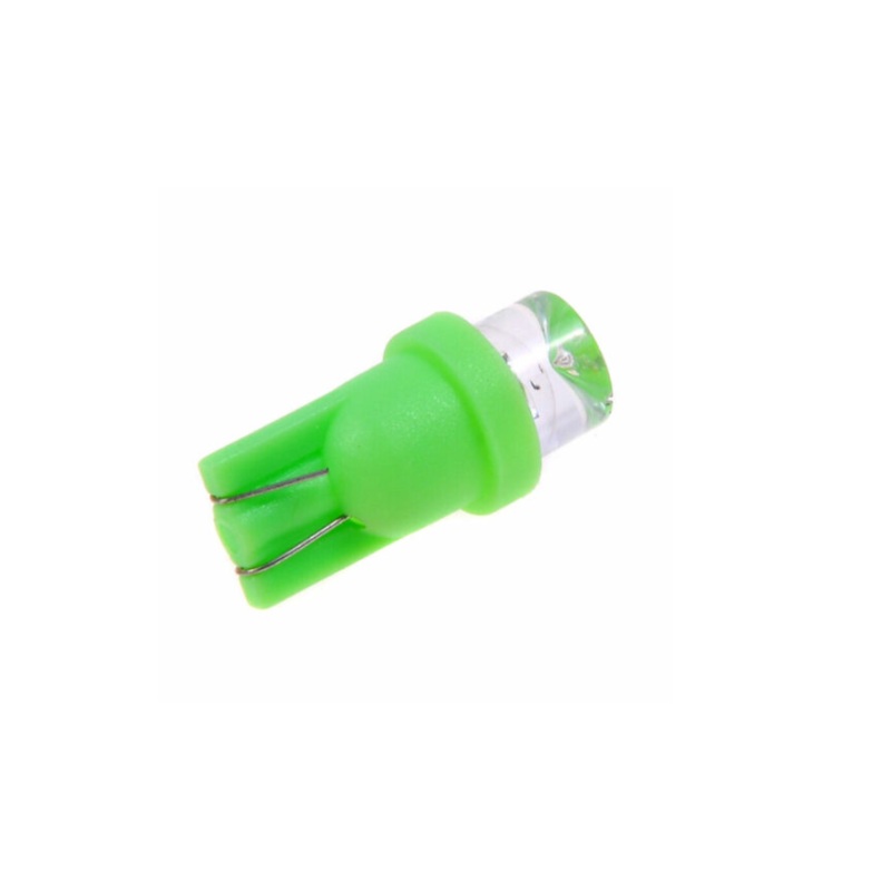 2 X GREEN LED GLOBES T10 5W FOR AUTOMOTIVE MULTIPURPOSE USAGE