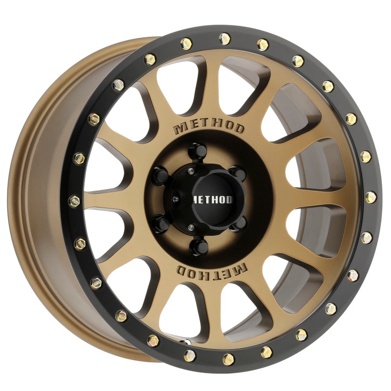 Method MR305 NV 17x8.5 0mm Offset 6x5.5 108mm CB Method Bronze/Black Street Loc Wheel