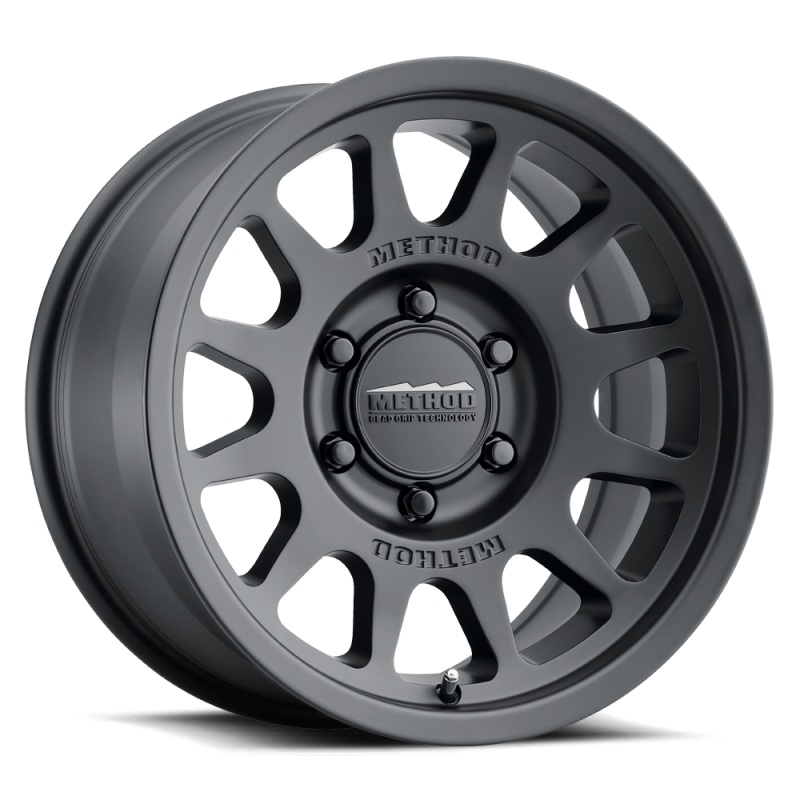 Method MR703 17x8.5 +25mm Offset 6x135 87mm CB Matte Black Wheel
