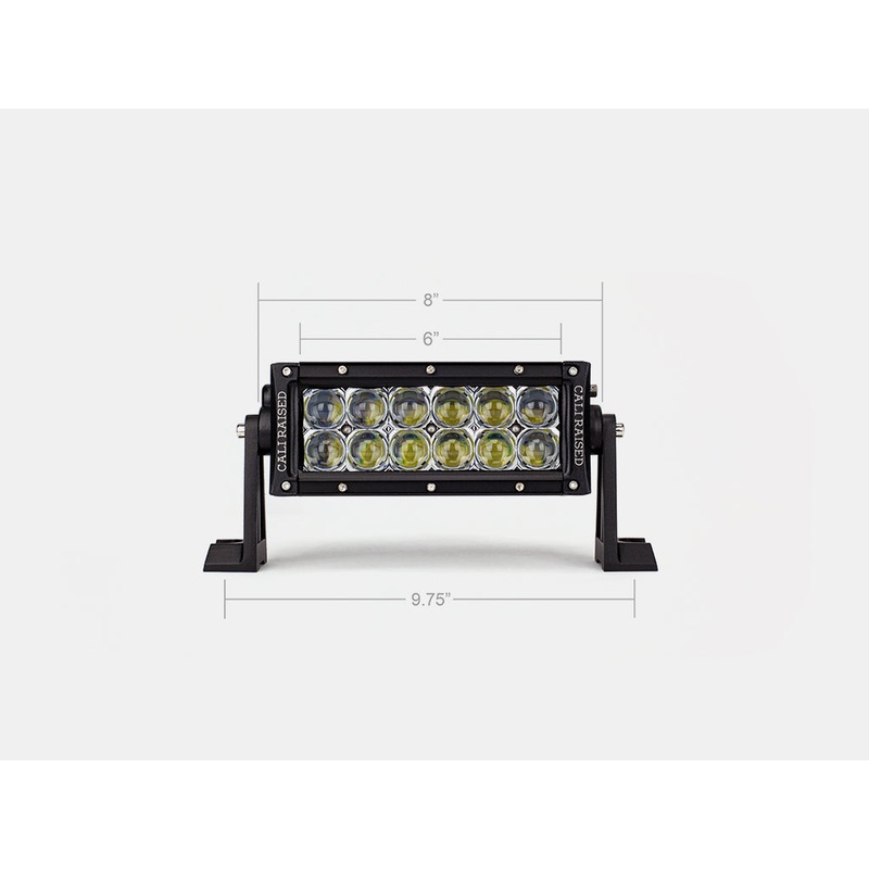 8" Dual Row 5D Optic OSRAM LED Bar