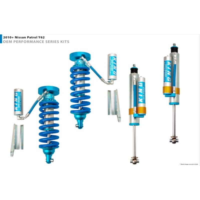 King Shocks 2010+ Nissan Patrol Y62 Front 2.5 Dia Remote Reservoir Coilover (Pair)
