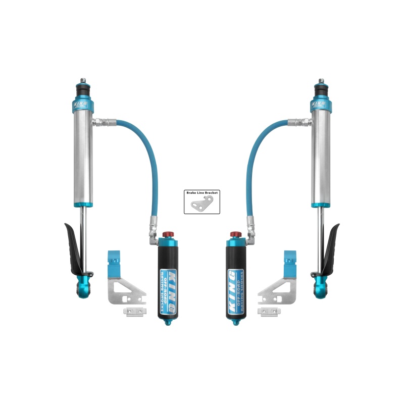 King Shocks 2022+ Toyota Tundra Rear 2.5 Dia Remote Reservoir Coilover & Adjuster (Pair)