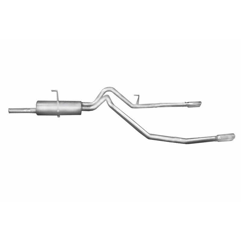 Gibson 03-06 Toyota Tundra SR5 4.7L 2.5in Cat-Back Dual Split Exhaust - Aluminized