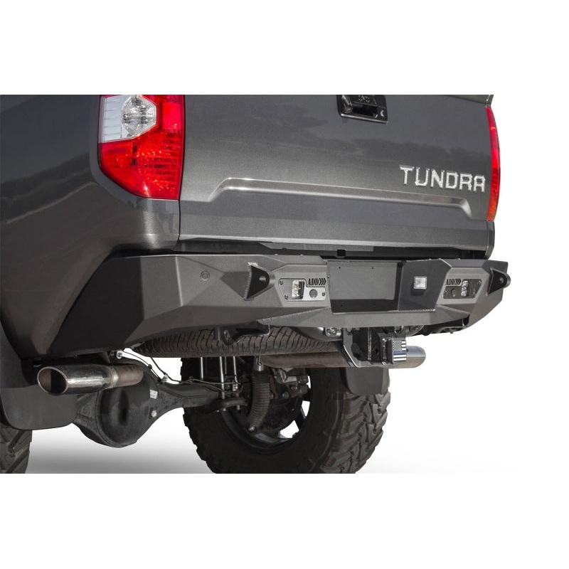 Addictive Desert Designs 2014+ Toyota Tundra Stealth Fighter Rear Bumper w/ Backup Sensor Cutouts