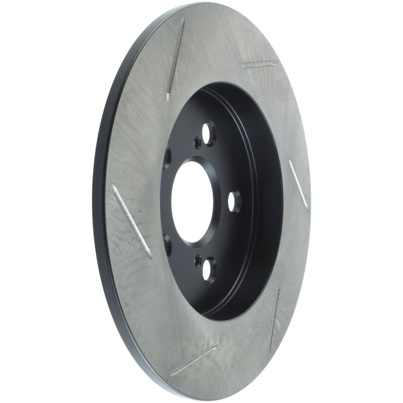 StopTech 09-11/14-15 Toyota Corolla / 10-15 Toyota Prius Rear Left Sport Slotted Rotor