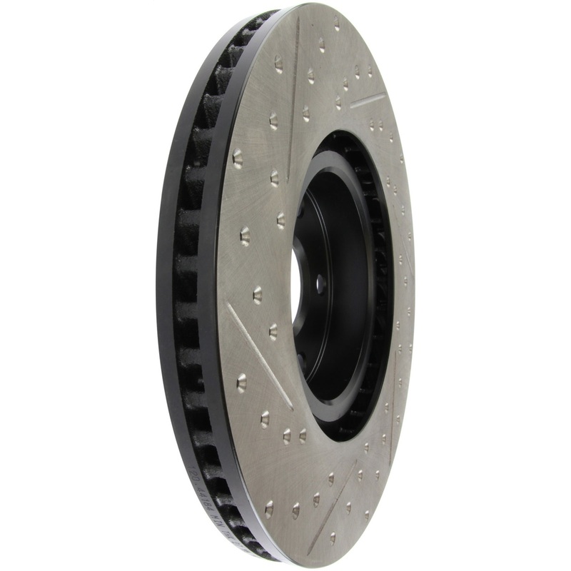 StopTech 14 Lexus IS Slotted & Drilled Front Left Rotor