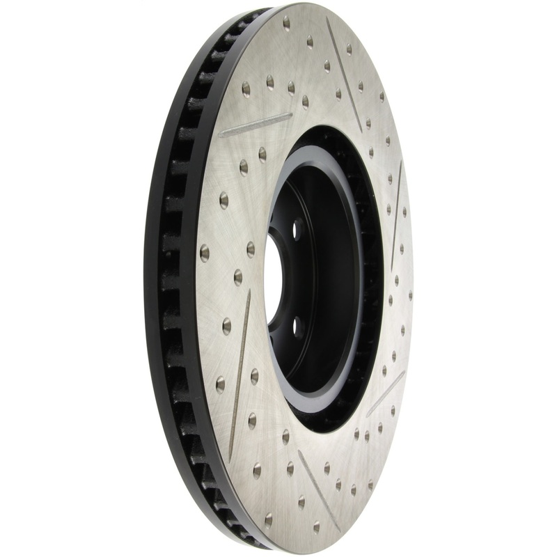 StopTech 14 Lexus IS Slotted & Drilled Front Righ Rotor