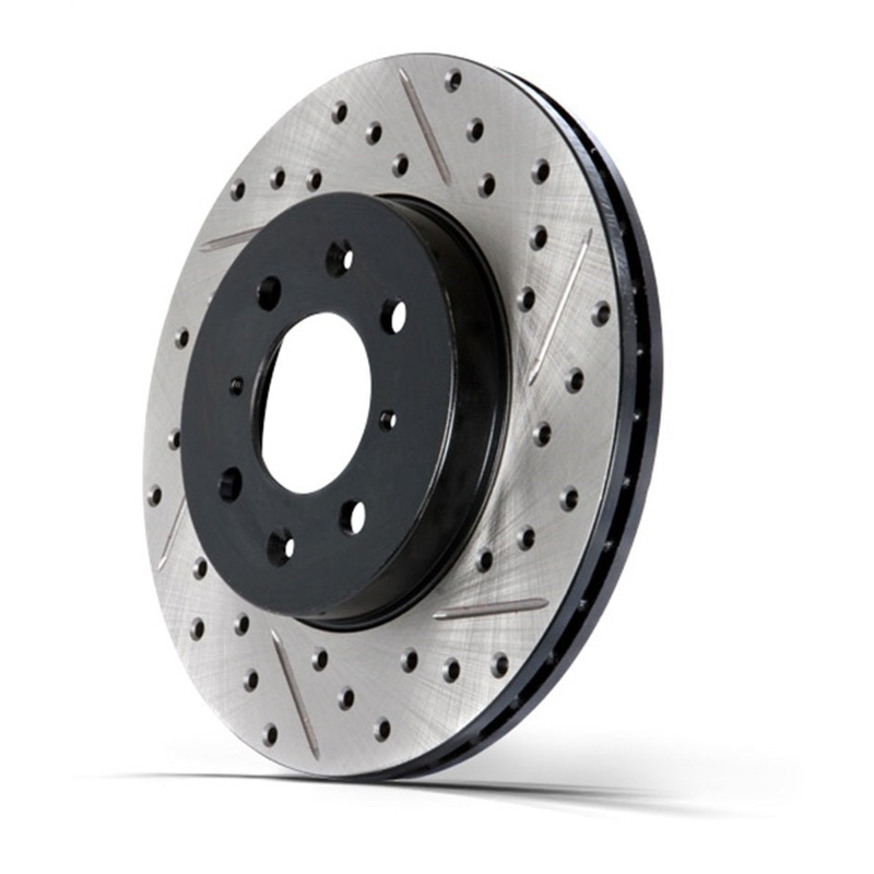 StopTech Select Sport 03-08 Pontiac Vibe/ 05-09 Scion Slotted and Drilled Right Front Rotor