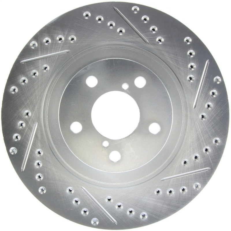StopTech Select Sport 09-13 Subaru Forester Slotted and Drilled Left Front Rotor