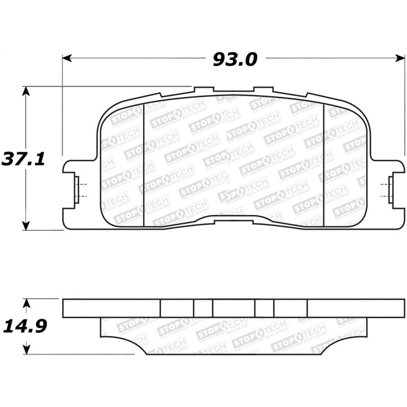 StopTech Street Select Brake Pads