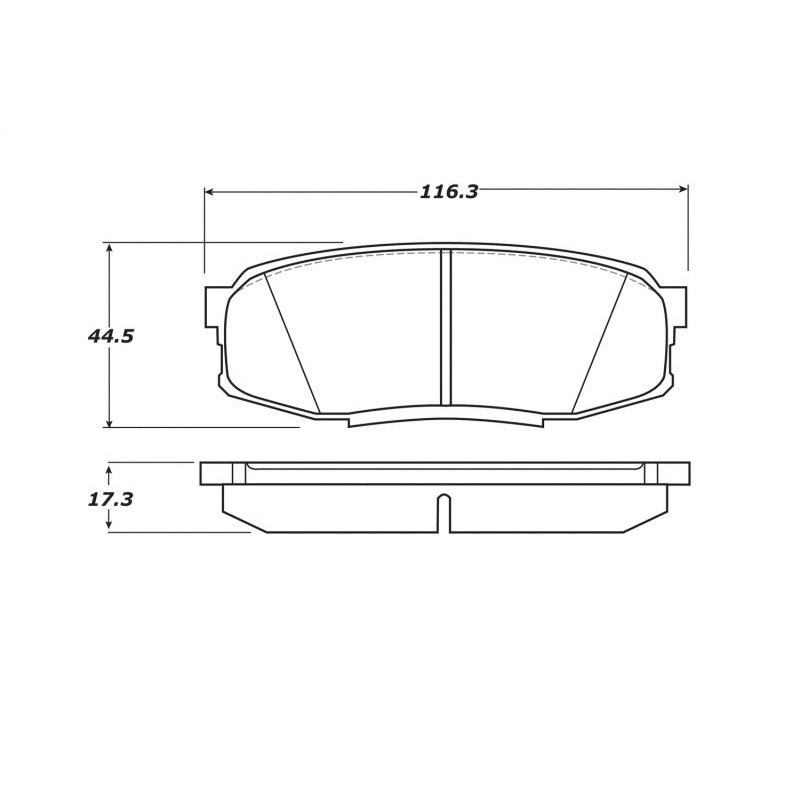 StopTech 07-17 Toyota Tundra Street Performance Rear Brake Pads