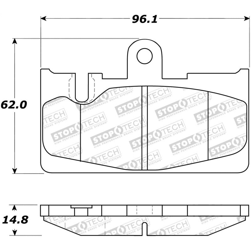 StopTech Street Rear Brake Pads 01-06 Lexus LS430