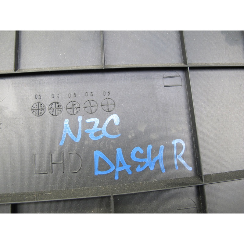 04-05 Nissan 350Z Z33 Right Under Dash Lower Knee Trim Cover Panel Black OEM