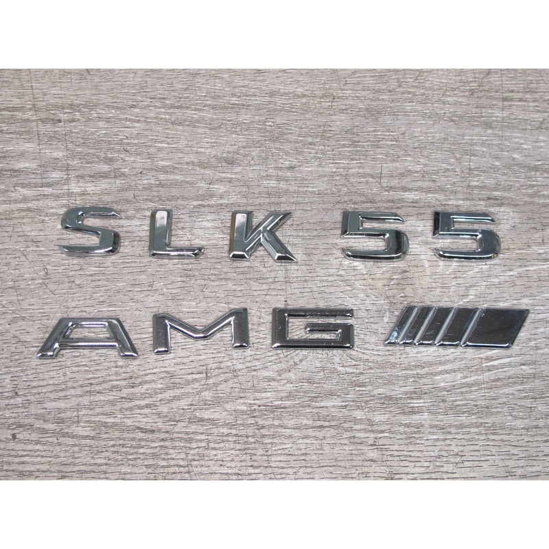 05-11 Mercedes R171 SLK55 AMG Rear Trunk Lid Emblem Letter Symbol Logo OEM