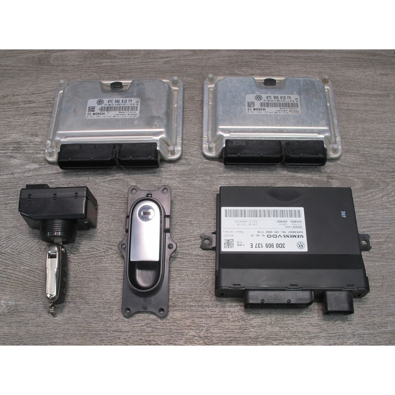 2008 Bentley Continental GTC 6.0 BWR Engine ECU ECM Keyless Ignition Lock Set