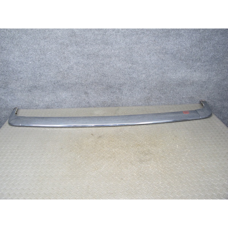 86-91 Mercedes W126 Rear Bumper Left Center Right Chrome Trim Cover Set Assy OEM