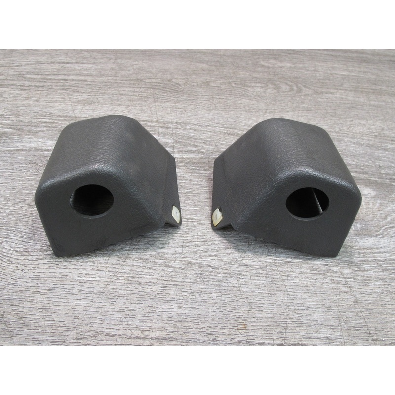 88-91 Mazda RX7 FC3S Convertible Set of 2 Left & Right Seat Belt Cover Gray OEM