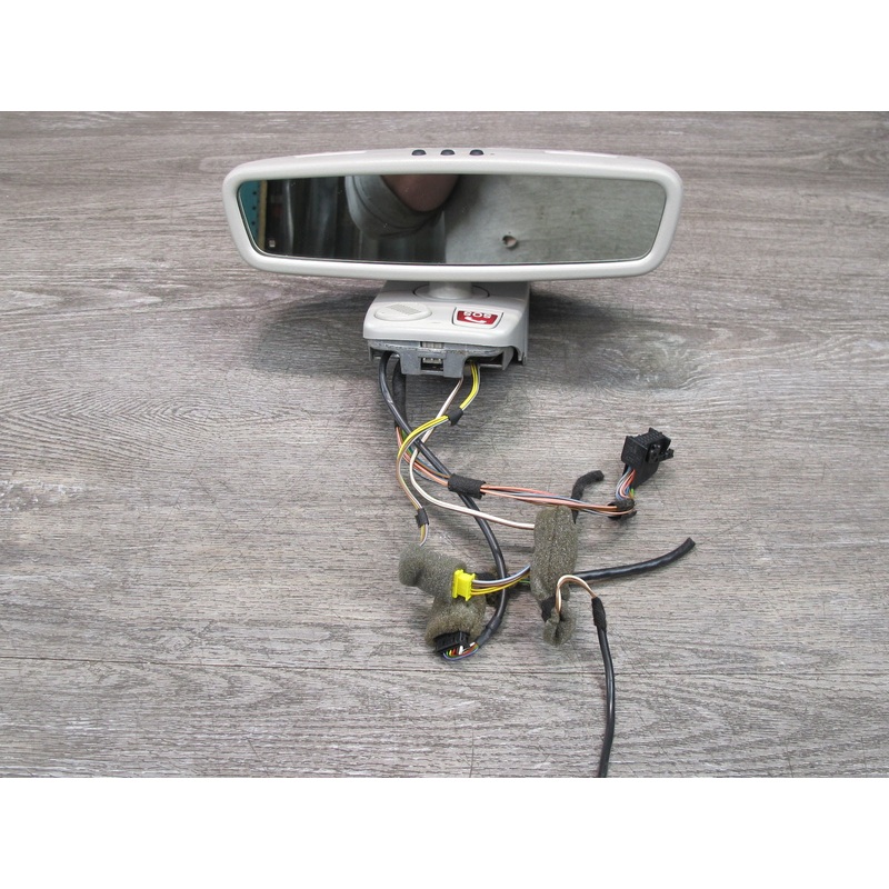 03-06 Mercedes R230 Auto Dimming Interior Rear View Mirror w Homelink OEM