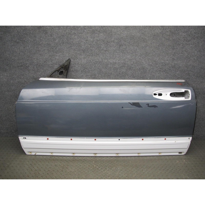 86-91 Mercedes W126 C126 560SEC Coupe Left Door Shell Panel Gray OEM