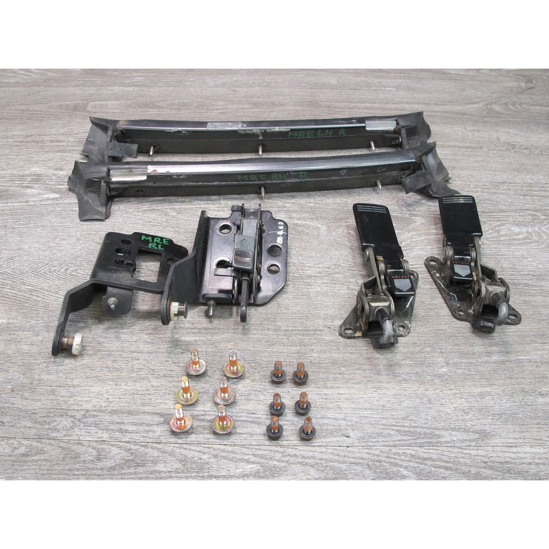 88-91 Mazda RX7 FC3S Convertible TOP Roof Lock Latch Hinge Mechanism Set OEM