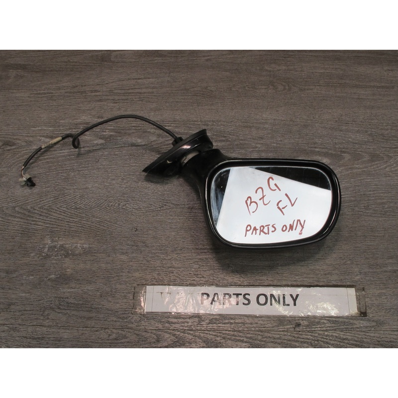 96-02 BMW E36/7 Z3 Front Left Exterior Side View Power Heated Mirror Black Dmgd