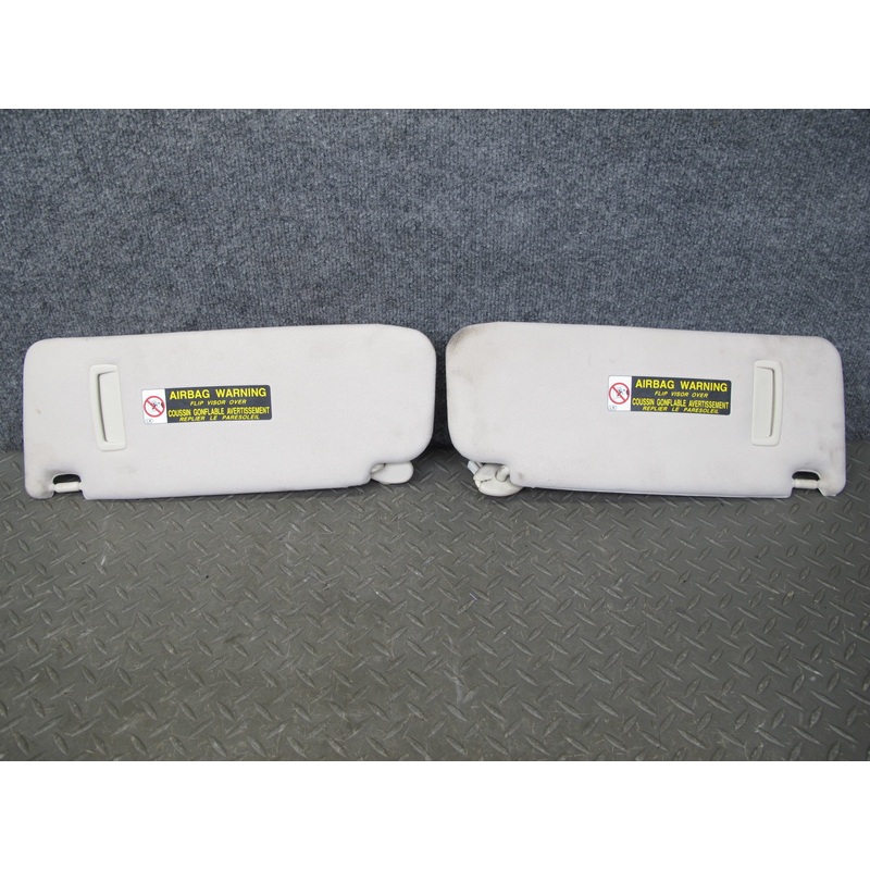 01-06 Lexus LS430 UCF30L Set of 2 Front Left & Right Sun Visor Ecru OEM
