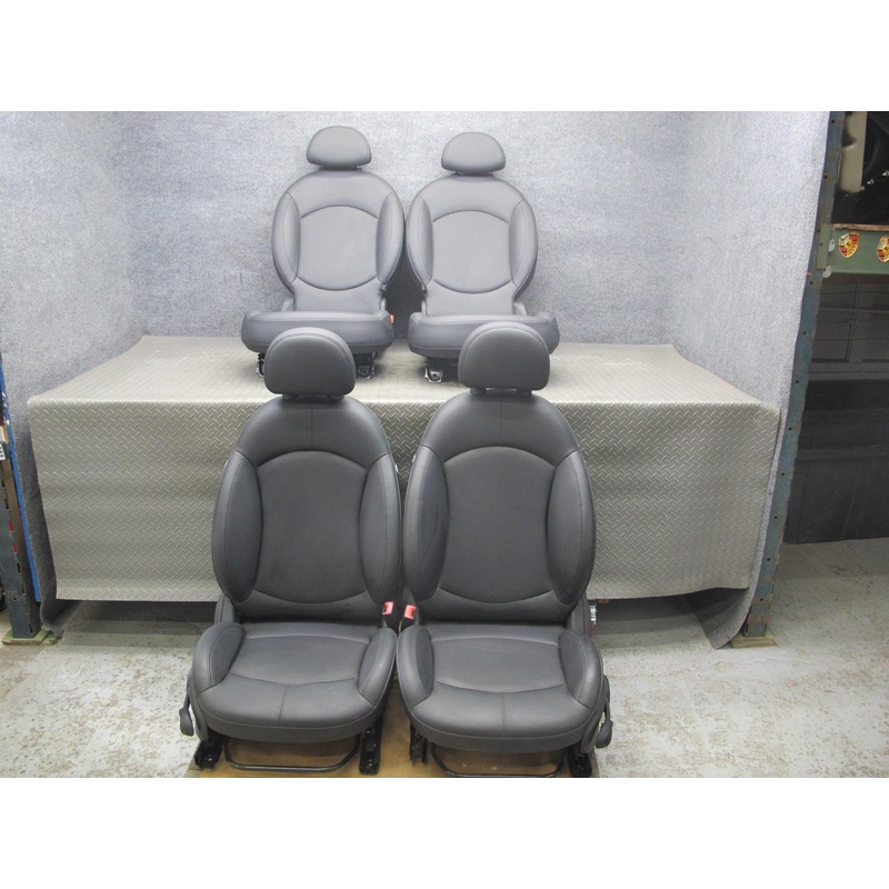 11-13 Mini Cooper R60 Countryman Set of 4 Front & Rear Leatherette Seat OEM