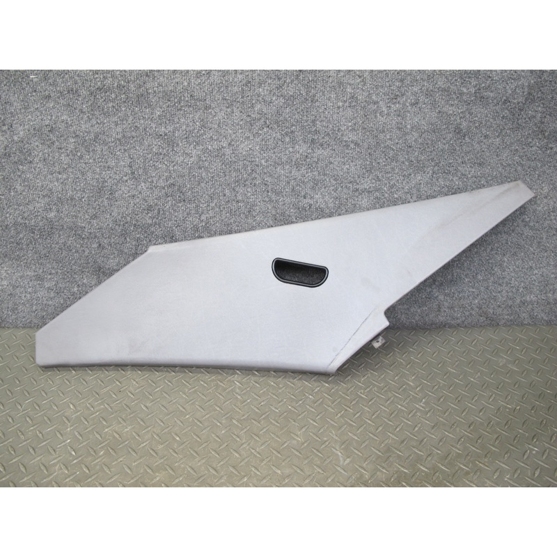 86-91 Mercedes W126 C126 Coupe Rear Right Interior C Pillar Trim Panel Gray OEM