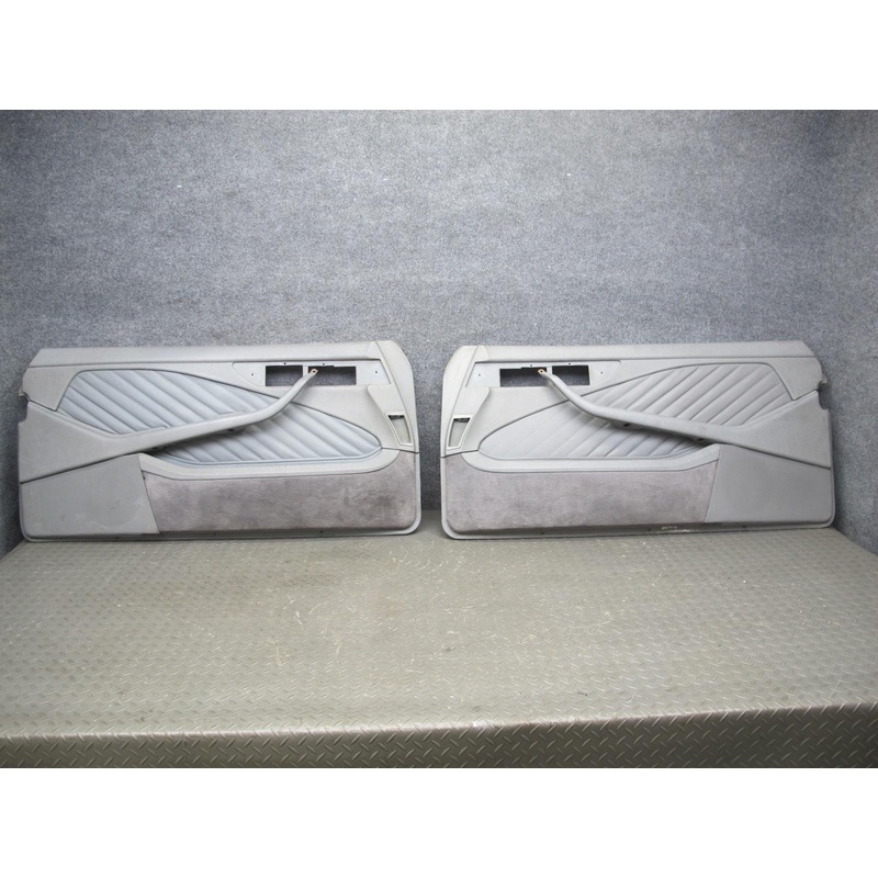 89-91 Mercedes C126 560SEC Coupe Set of 2 Door Interior Trim Panel OEM