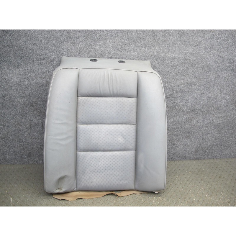 89-91 Mercedes W126 C126 Coupe Rear Left Seat Upper Leather Cushion Gray OEM