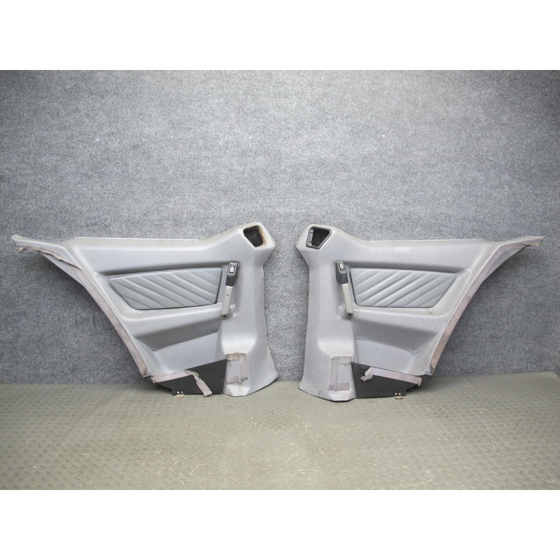 89-91 Mercedes W126 C126 Coupe Set of 2 Rear Quarter Trim Cover Panel OEM