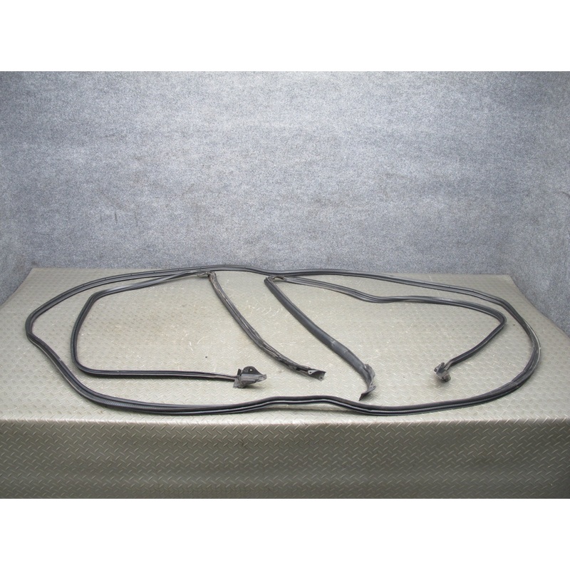 90-96 Nissan Z32 300ZX 2+2 Set of 3 Door & Trunk Tailgate Weatherstrip Seal OEM