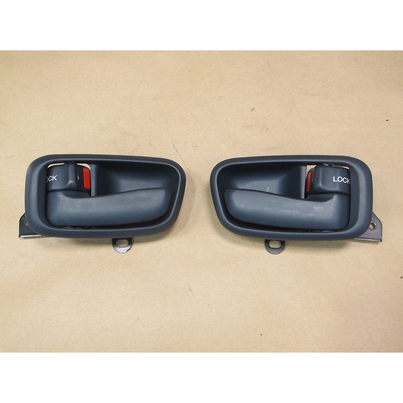 92-96 Lexus ES300 VCV10 Rear Left Right Door Interior Inner Handle Set Blue OEM