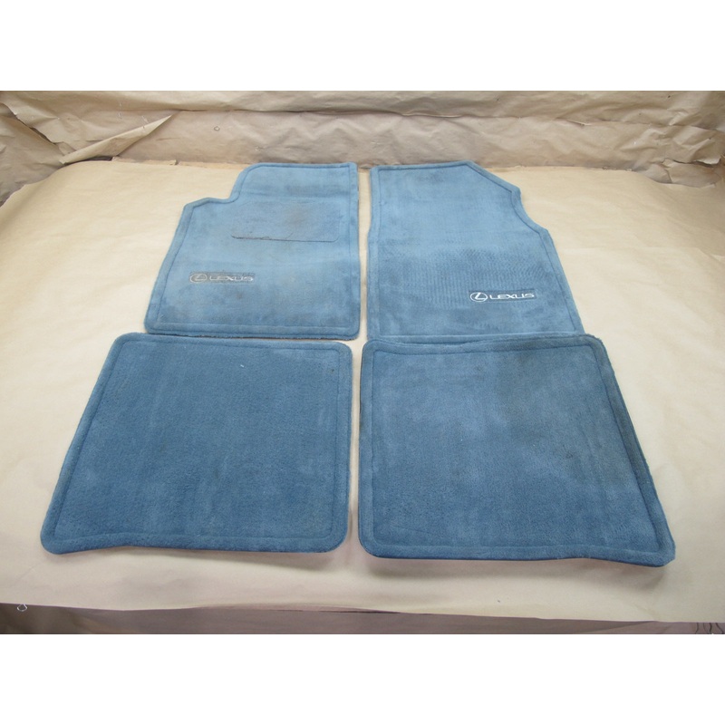 92-96 Lexus ES300 VCV10 Set of 4 Front & Rear Floor MAT Carpet Blue OEM