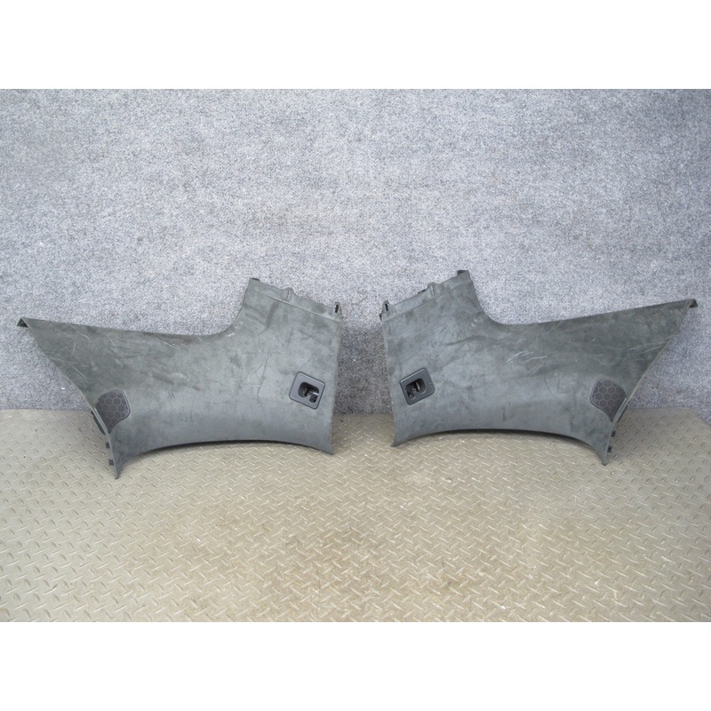 03-10 Porsche Cayenne 957 Rear Right Left Side Upper Pillar Trim Cover Panel Set