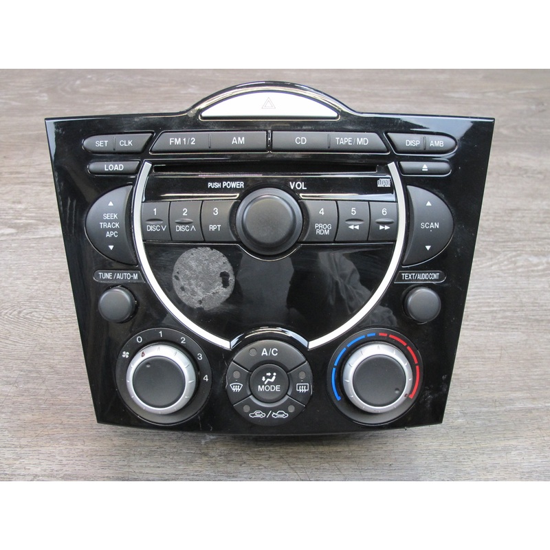 04-05 Mazda RX8 Dash Center Am/fm Radio Stereo CD Player A/C Climate Switch OEM