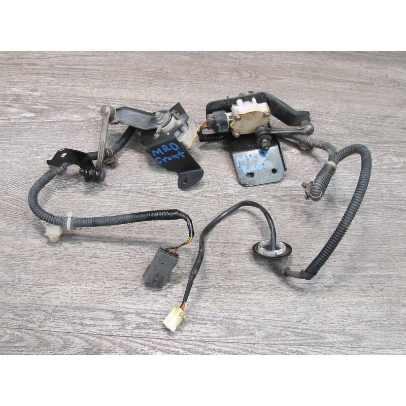 04-08 Mazda RX8 Front & Rear Suspension Height Level Sensor Set of 2 OEM