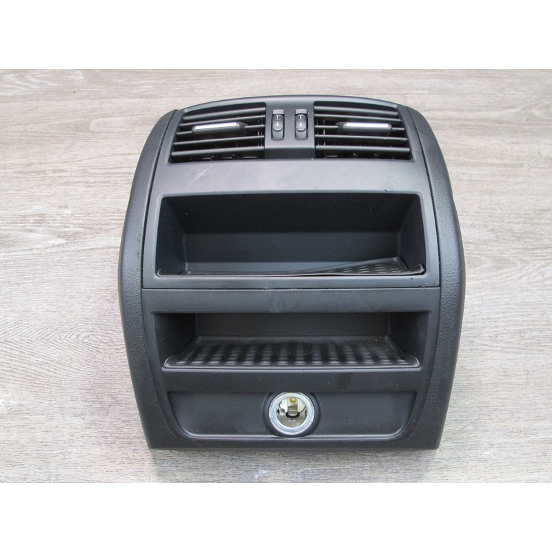 11-16 BMW F10 5-SERIES Rear Center Console Air Vent  Trim Panel Storage OEM