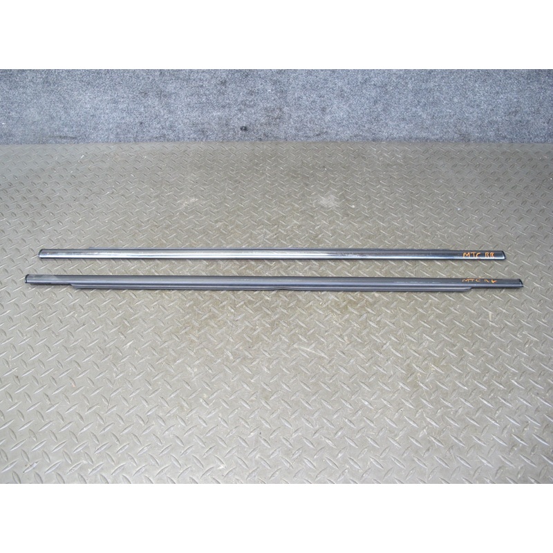 11-16 Mini Cooper R60 Set of 2 Rear Door Chrome Channel Trim Molding Cover OEM